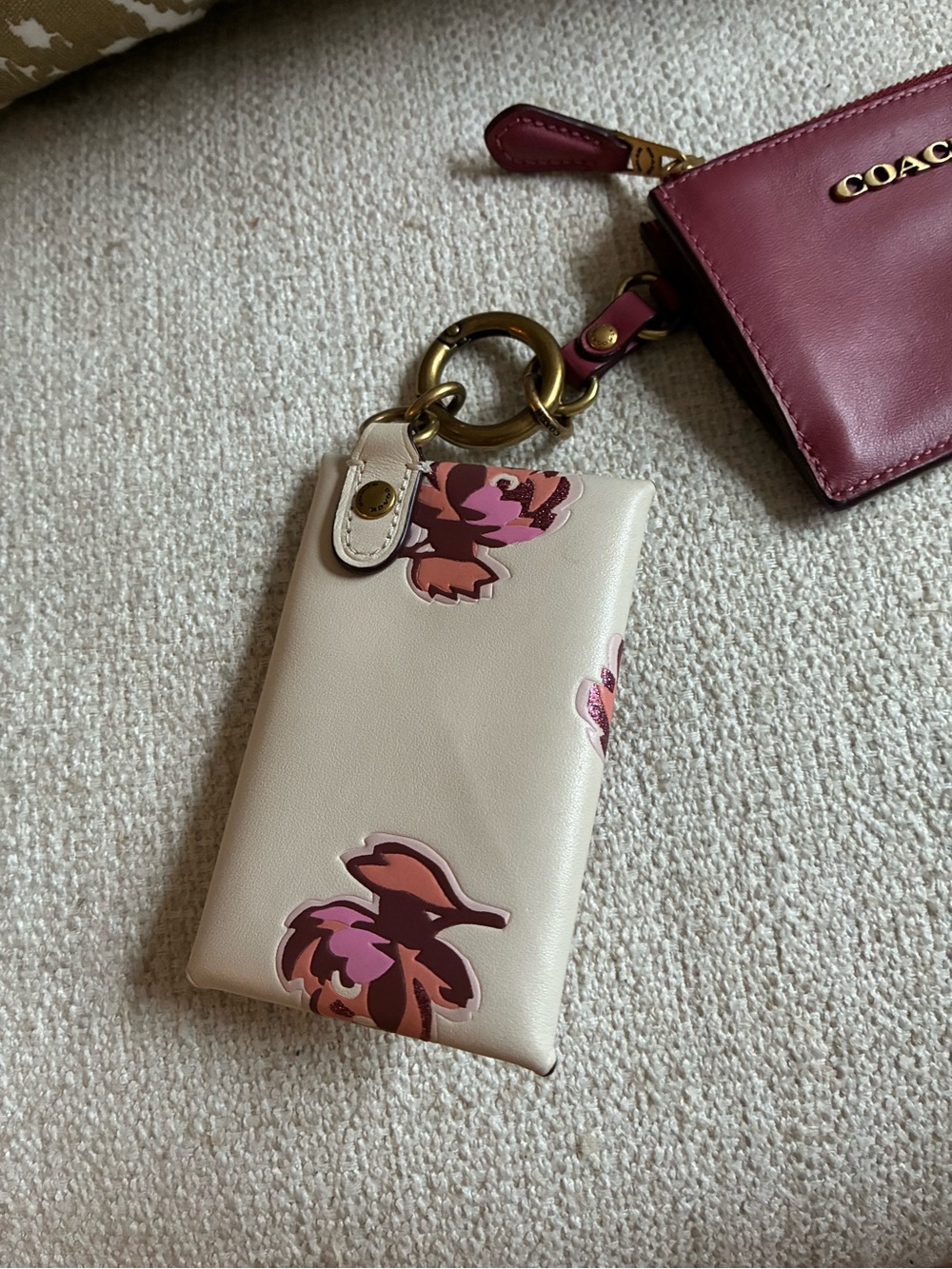 Coach Turnlock Coin Purse and Dual Card Case Set, Bag Charm, 86407 - Picture 12 of 15